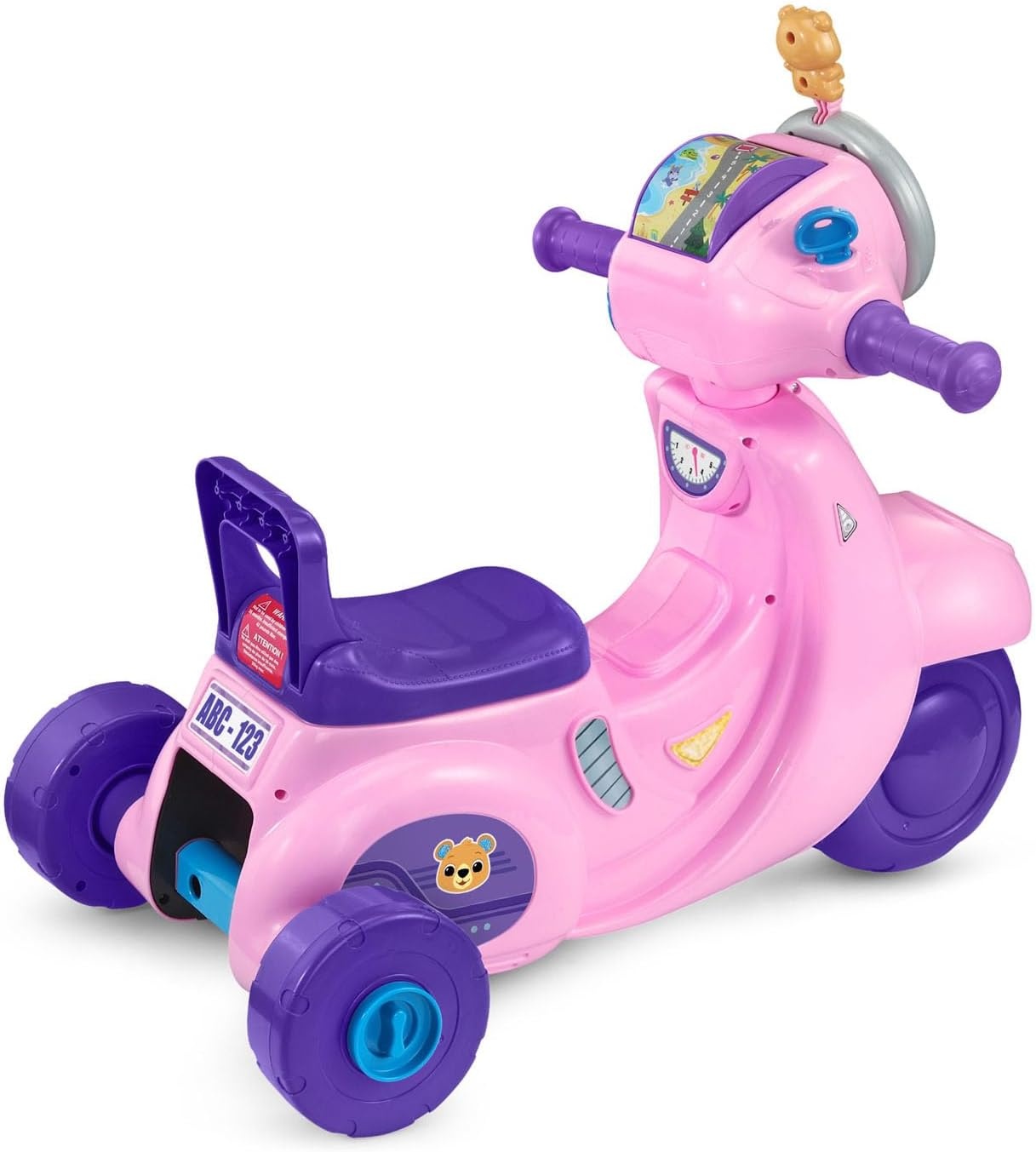 image:imageVTech 2in1 Map and Go Scooter for Toddlers PinkPink