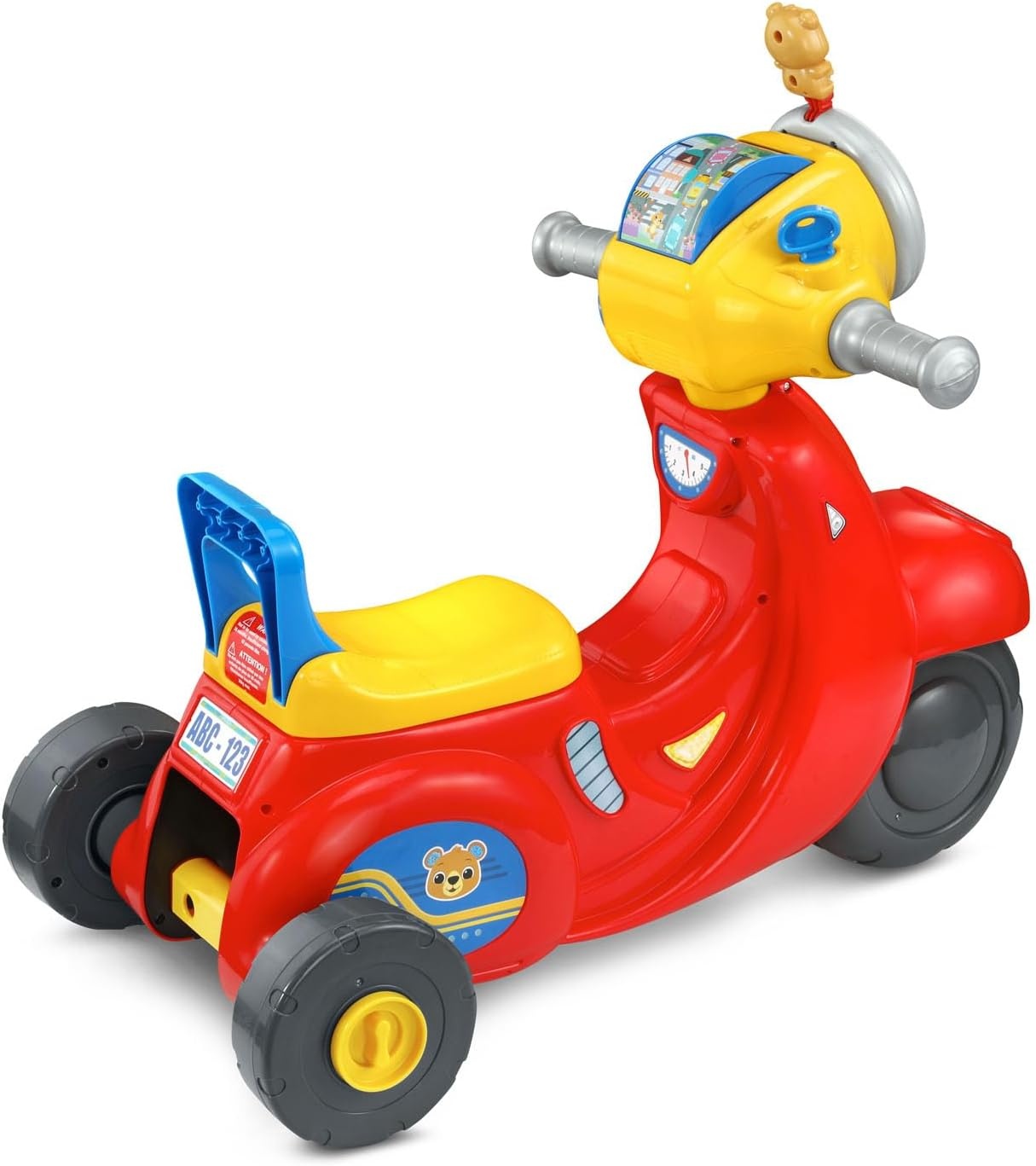 image:imageVTech 2in1 Map and Go Scooter for Toddlers PinkRed