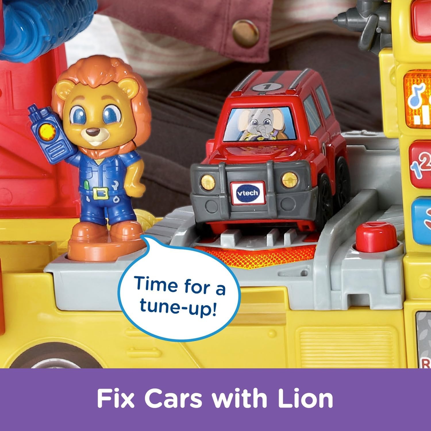image:imageVTech 3in1 Race and Repair Hauler Interactive Toddler Toy