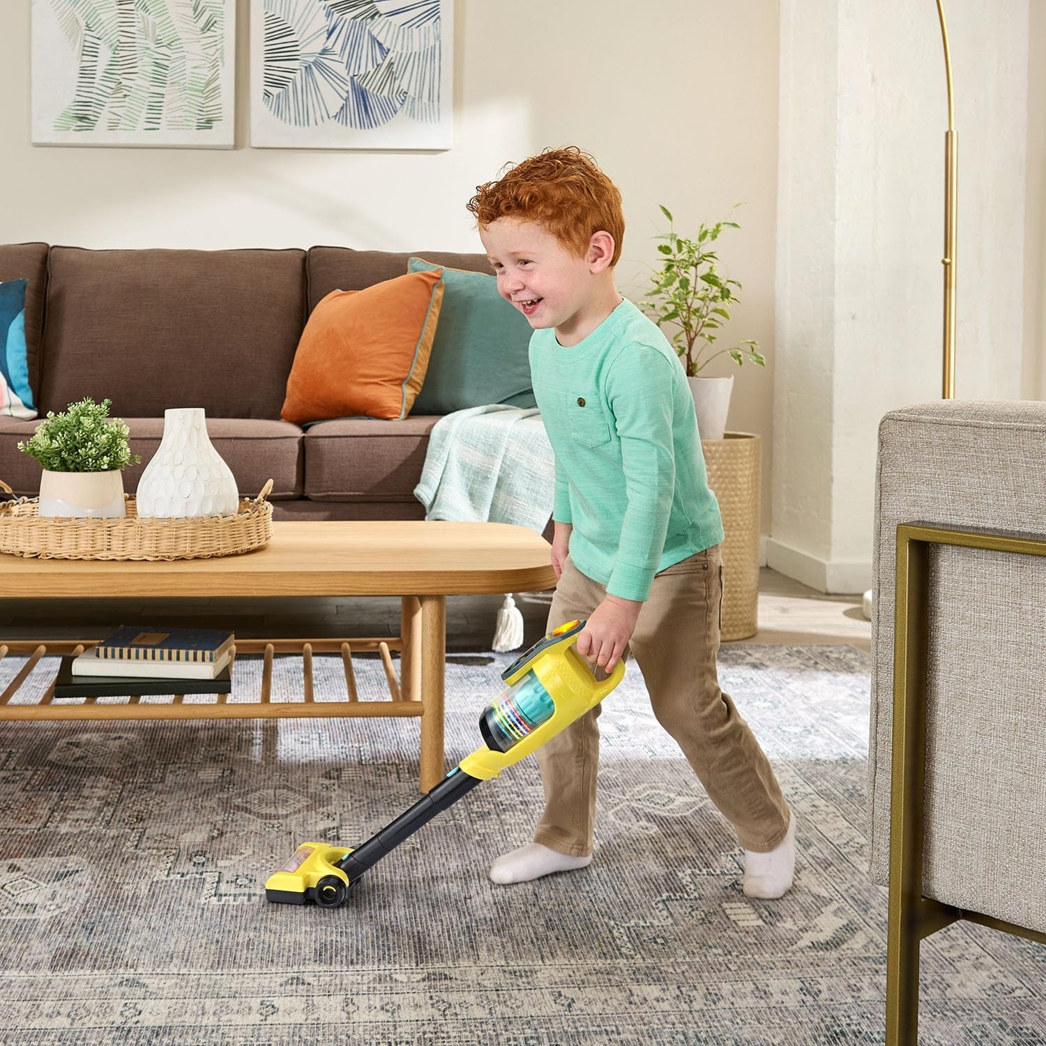 image:imageVTech 4in1 Push and Play Vacuum Preschool Toy