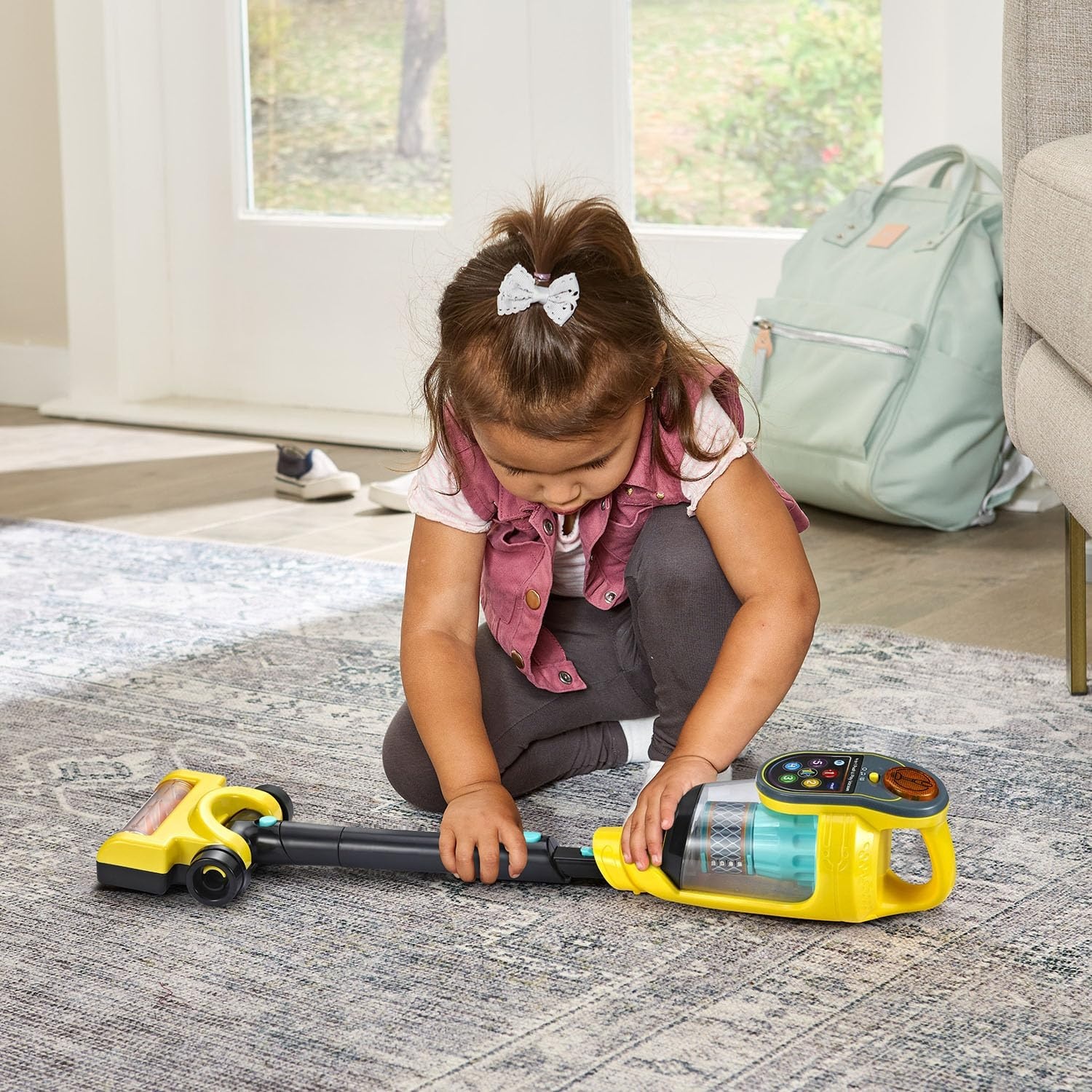 image:imageVTech 4in1 Push and Play Vacuum Preschool Toy