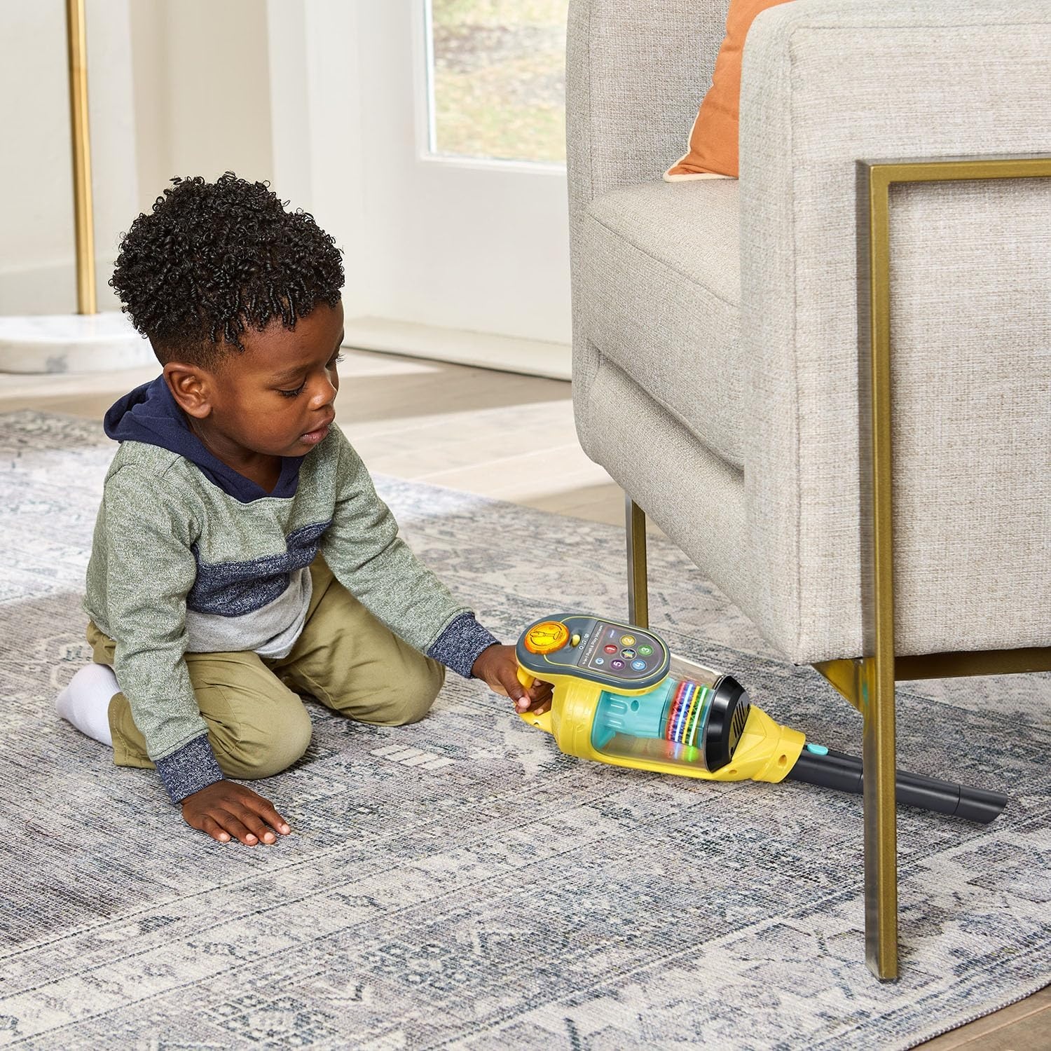 image:imageVTech 4in1 Push and Play Vacuum Preschool Toy