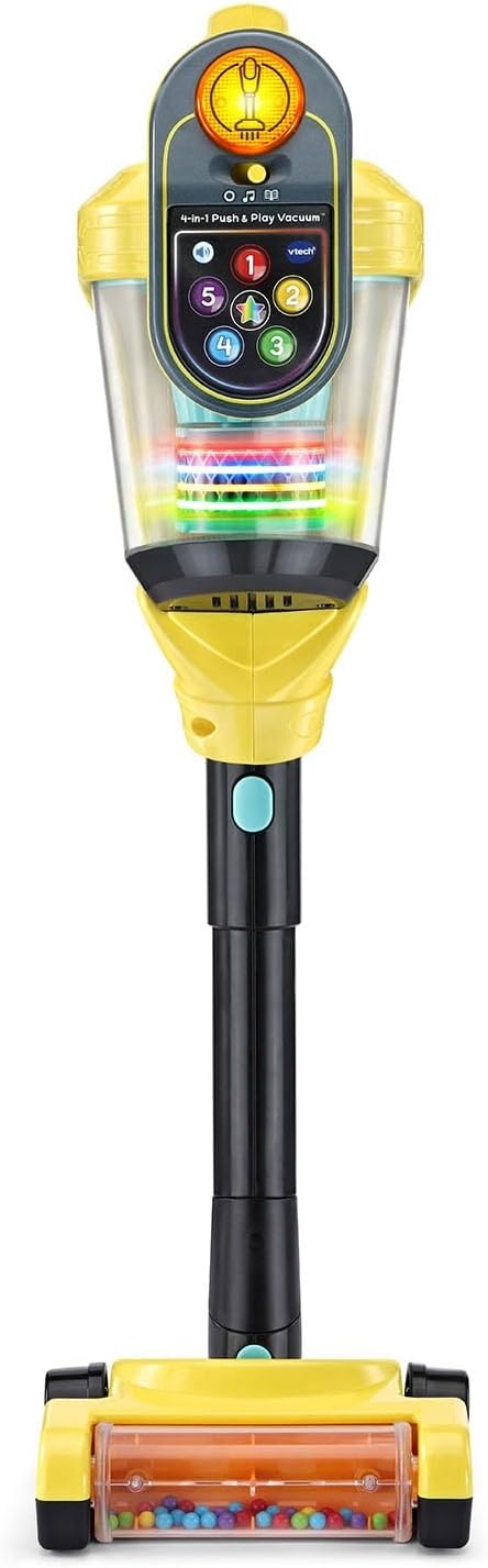 image:imageVTech 4in1 Push and Play Vacuum Preschool Toy