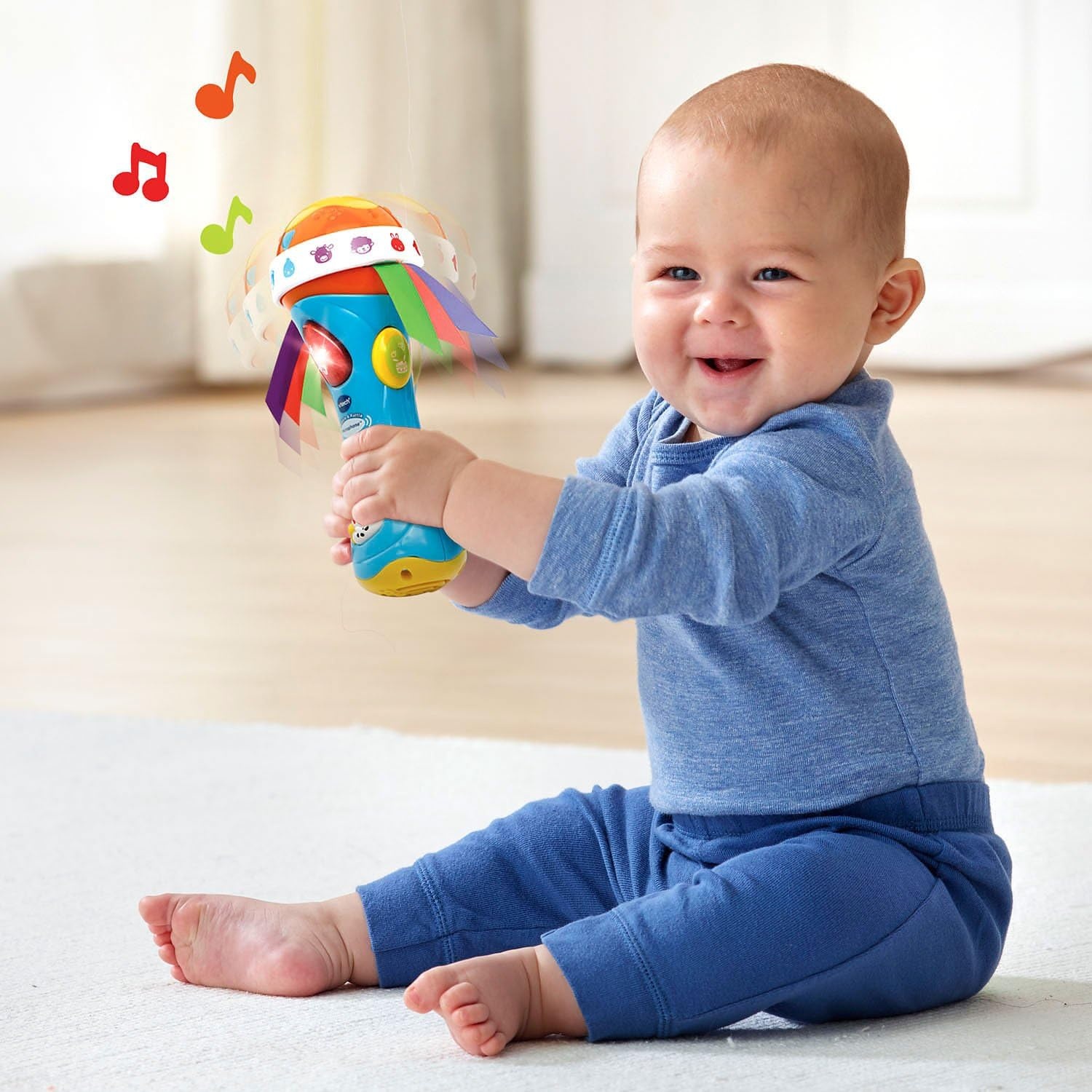 image:imageVTech Baby Babble and Rattle Microphone PinkMulticolor
