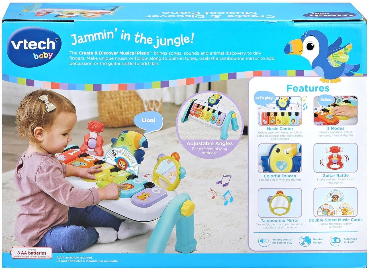 image:imageVTech Baby Create and Discover Musical Piano Music Making Toy