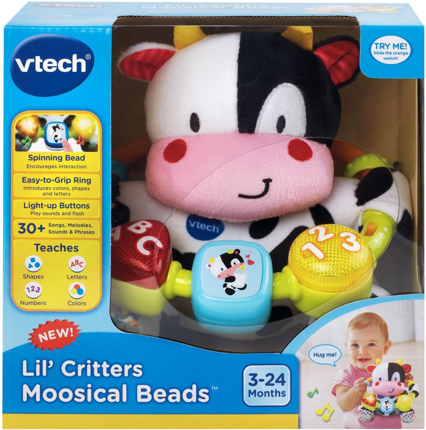 image:imageVTech Baby Lil Critters Moosical Beads PurpleBlackWhite