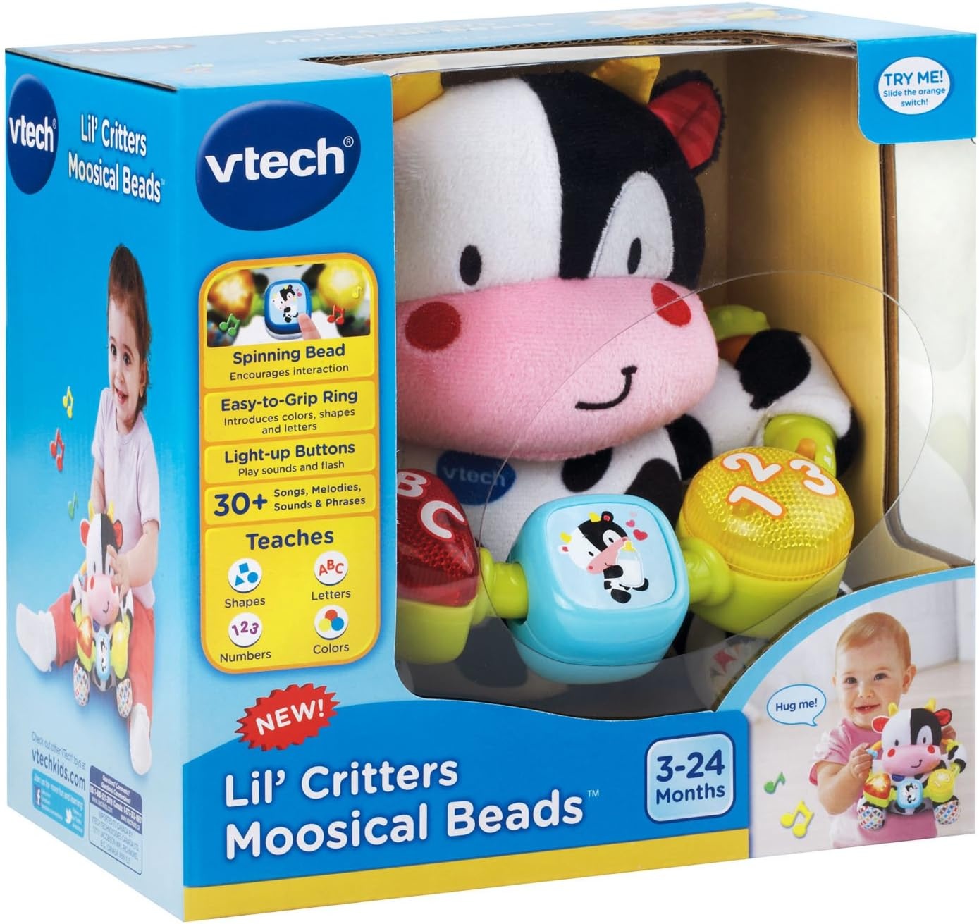 image:imageVTech Baby Lil Critters Moosical Beads PurpleBlackWhite