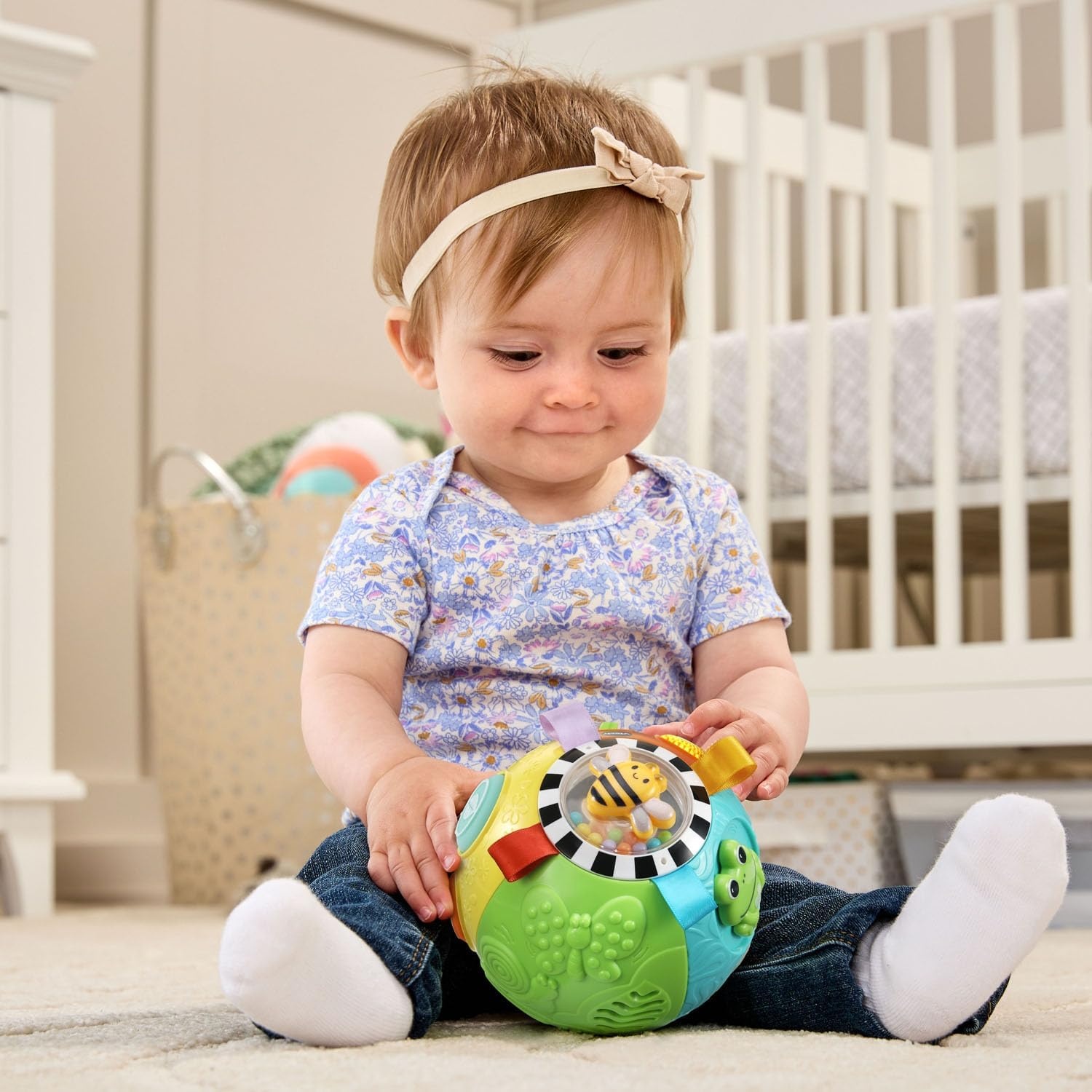 image:imageVTech Baby OntheMoove Activity Ball with Textures PinkOrange
