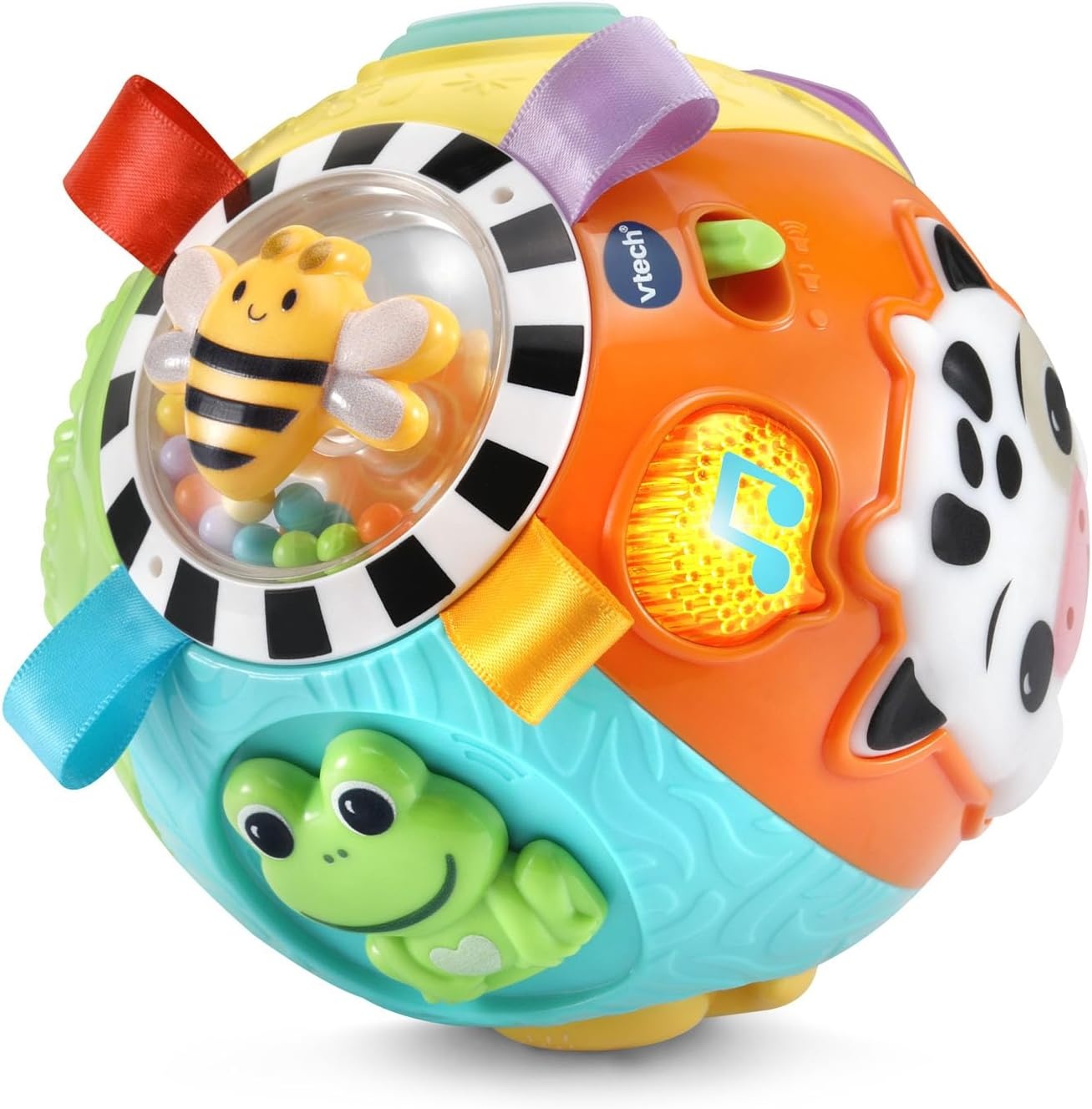 image:imageVTech Baby OntheMoove Activity Ball with Textures PinkOrange