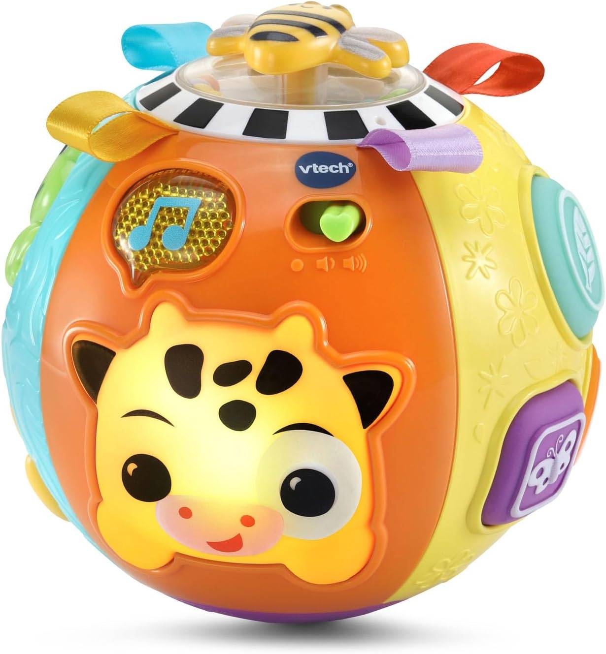 image:imageVTech Baby OntheMoove Activity Ball with Textures PinkOrange