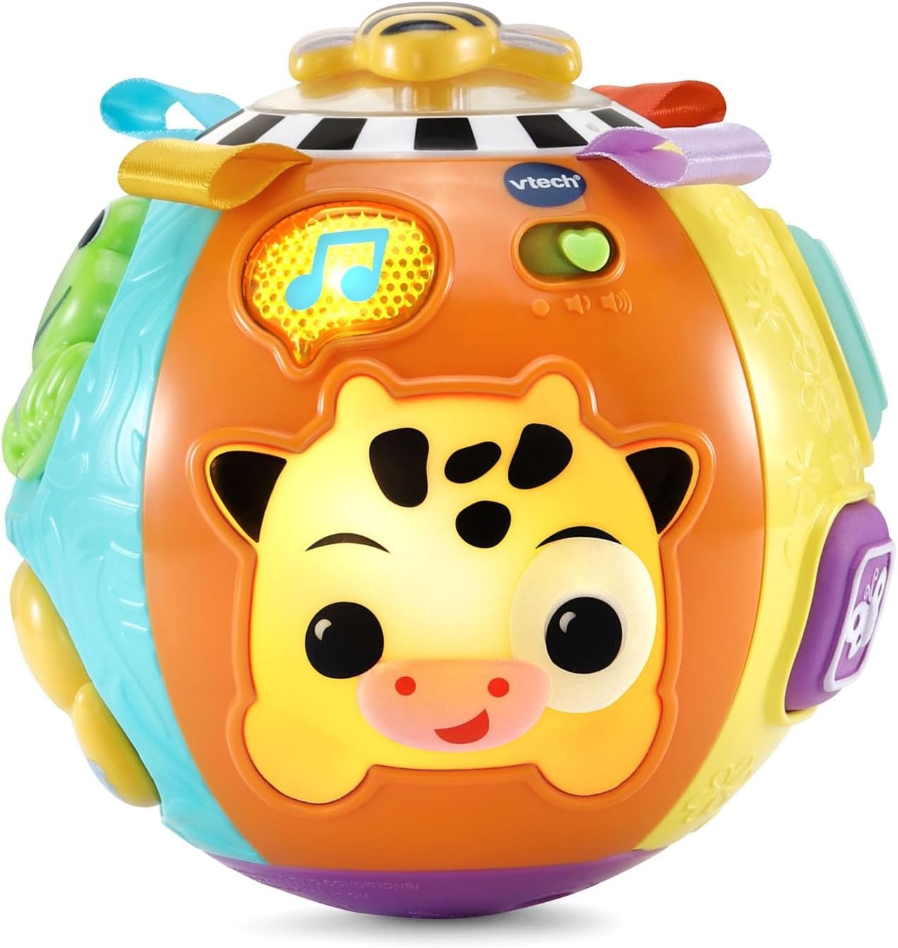 image:imageVTech Baby OntheMoove Activity Ball with Textures PinkOrange