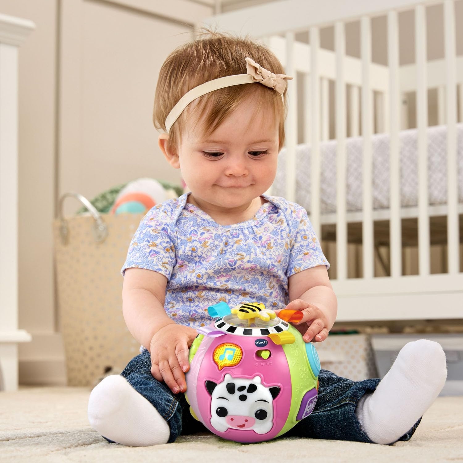 image:imageVTech Baby OntheMoove Activity Ball with Textures PinkPink
