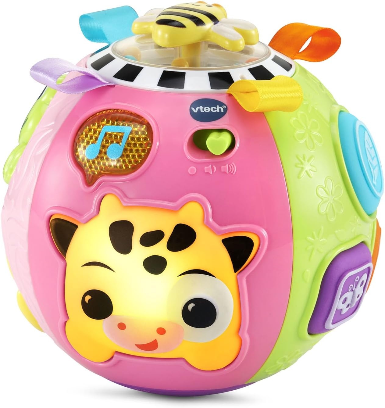 image:imageVTech Baby OntheMoove Activity Ball with Textures PinkPink