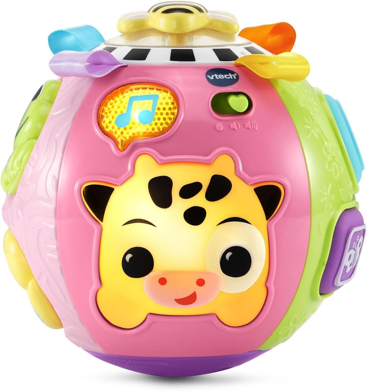 image:imageVTech Baby OntheMoove Activity Ball with Textures PinkPink