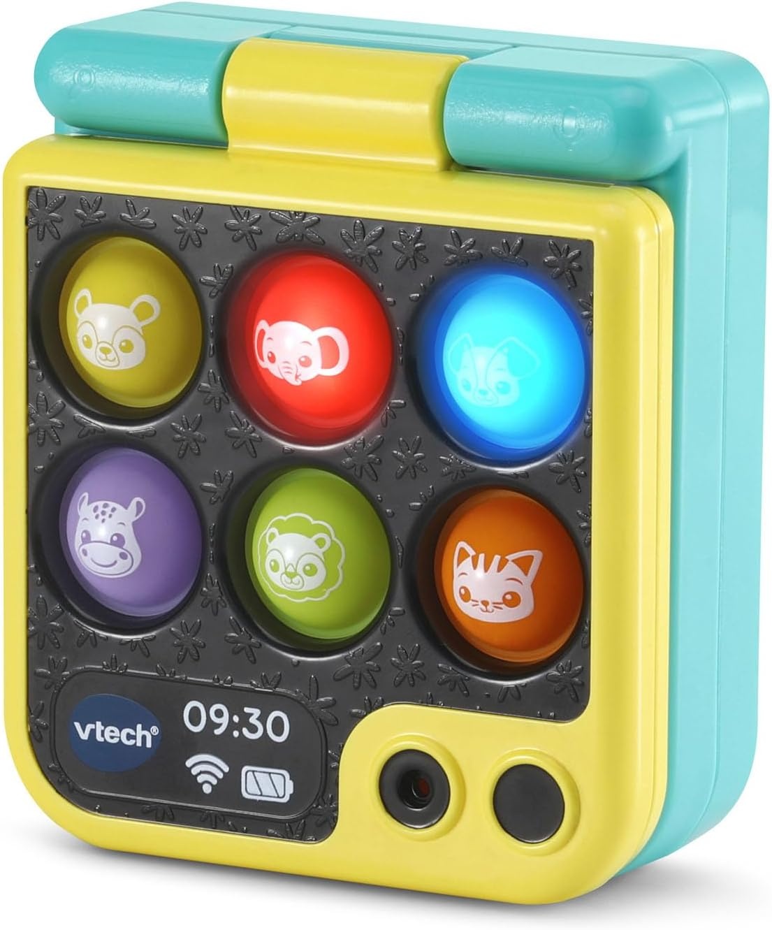 image:imageVTech Baby Press and Squish Flip Phone Toy with Lightup Popping Buttons