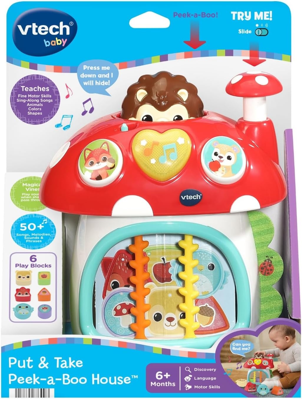 image:imageVTech Baby Put and Take PeekaBoo House Shapes Toy