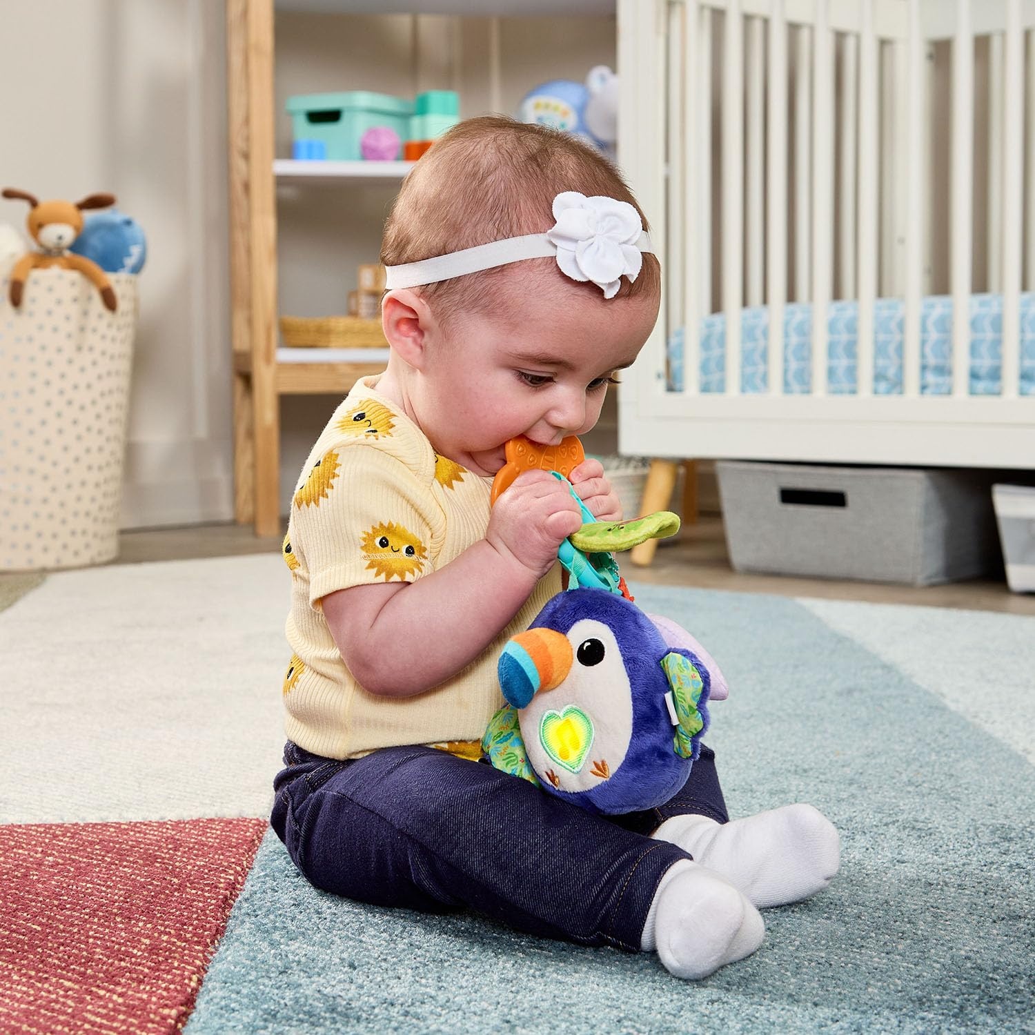 image:imageVTech Baby TakeAlong Toucan Plush with Music and Teether Toy