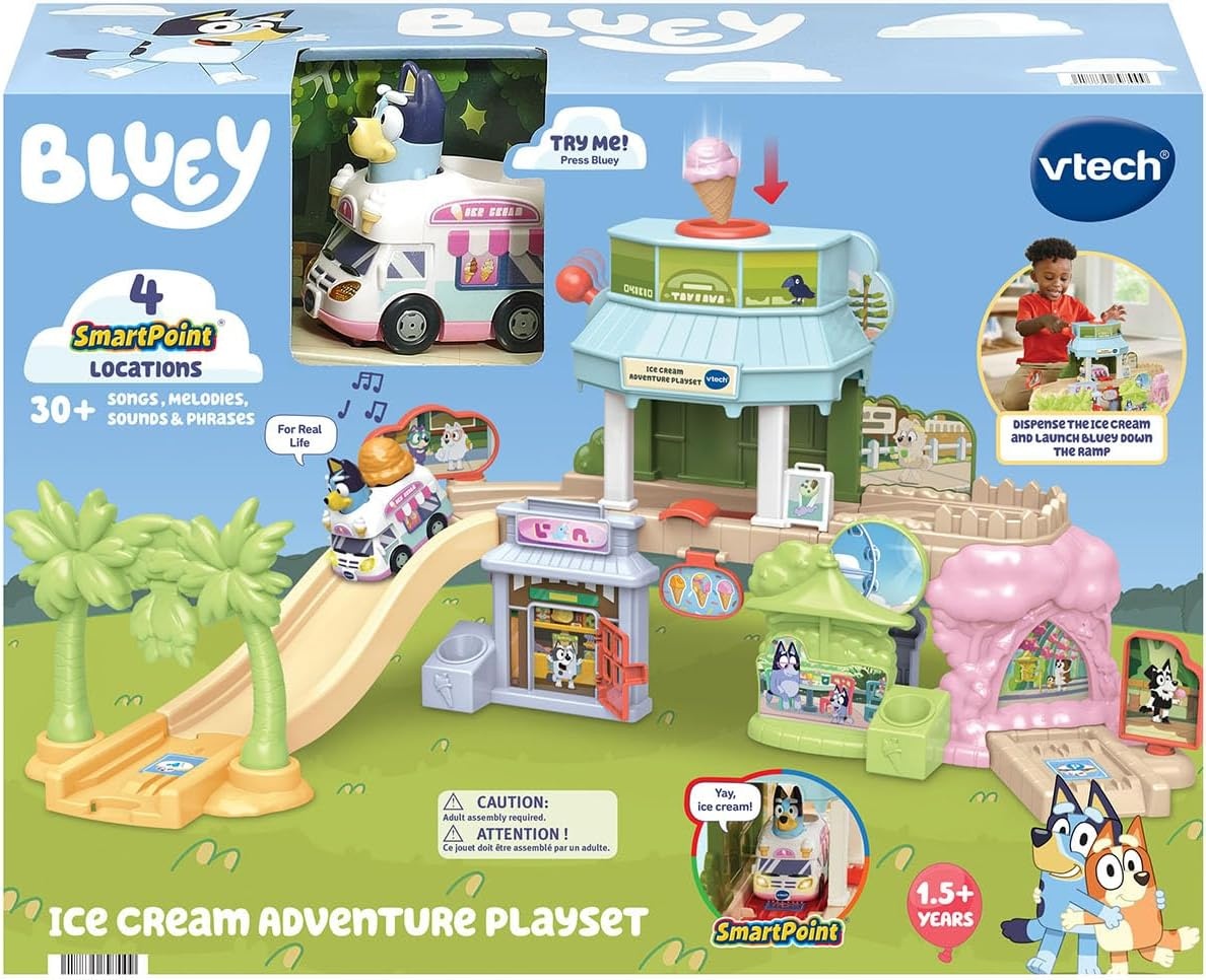 image:imageVTech Bluey Ice Cream Adventure Playset with Ice Cream Truck