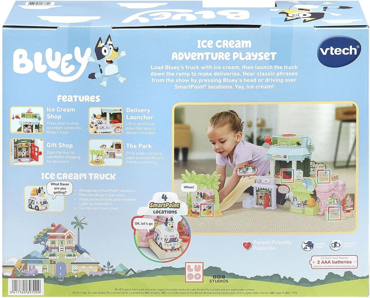 image:imageVTech Bluey Ice Cream Adventure Playset with Ice Cream Truck