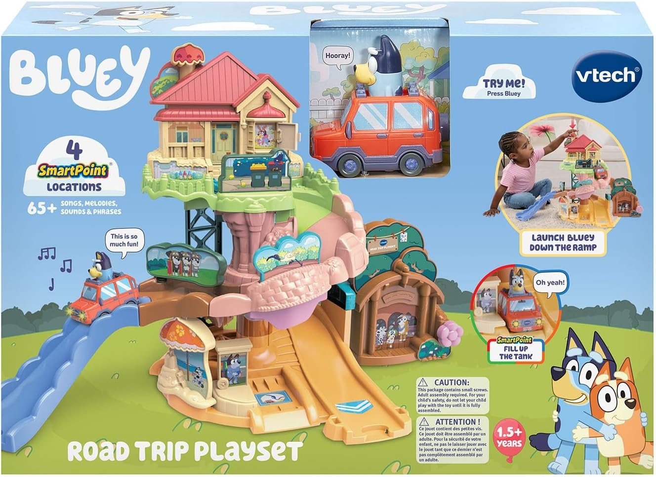 image:imageVTech Bluey Road Trip Vehicle Playset