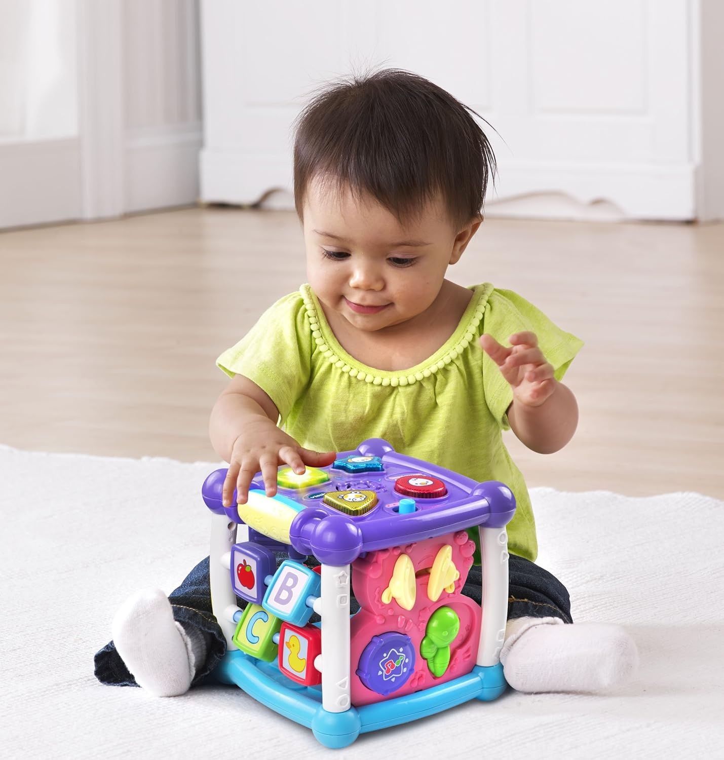 image:imageVTech Busy Learners Activity Cube PurplePurple
