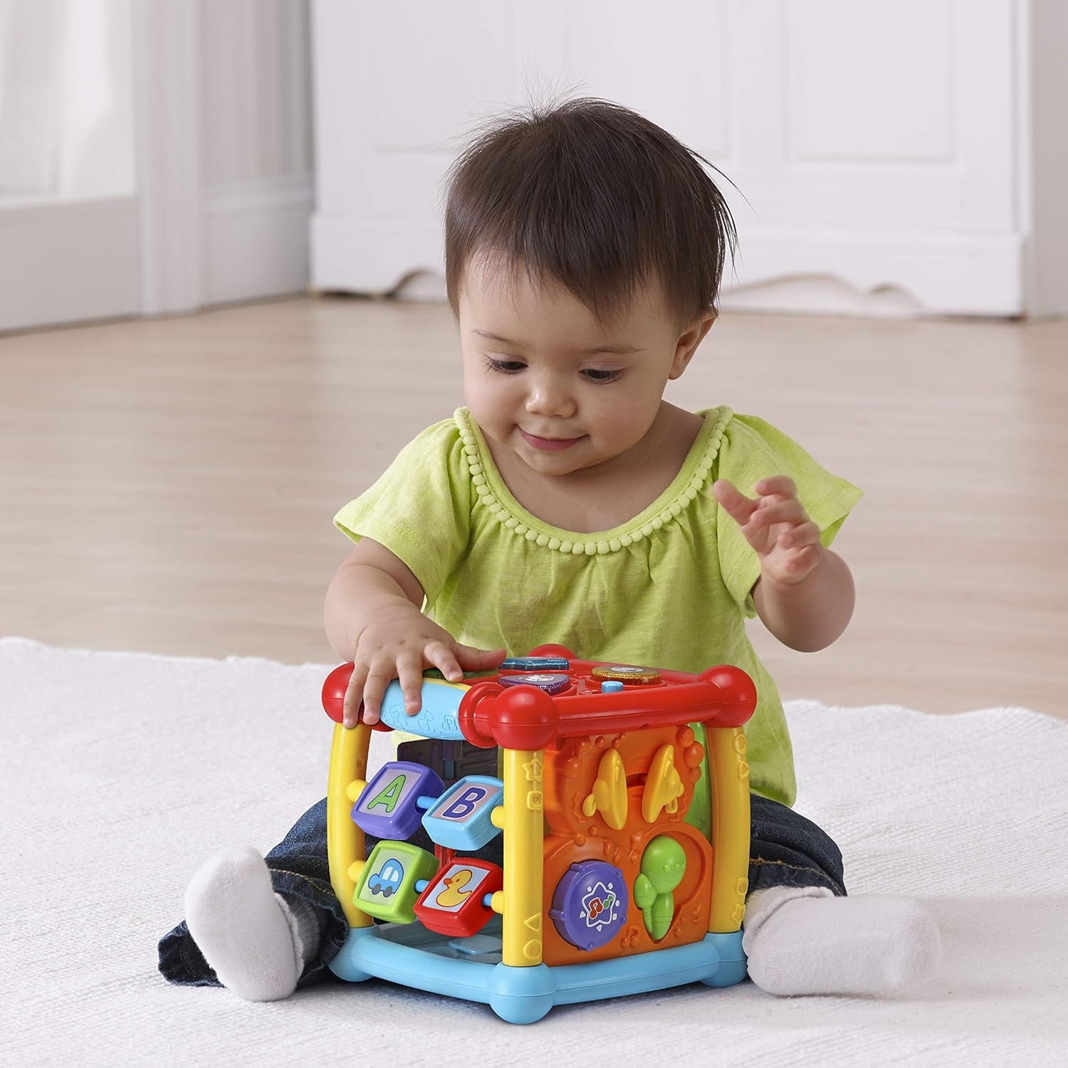 image:imageVTech Busy Learners Activity Cube PurpleRed