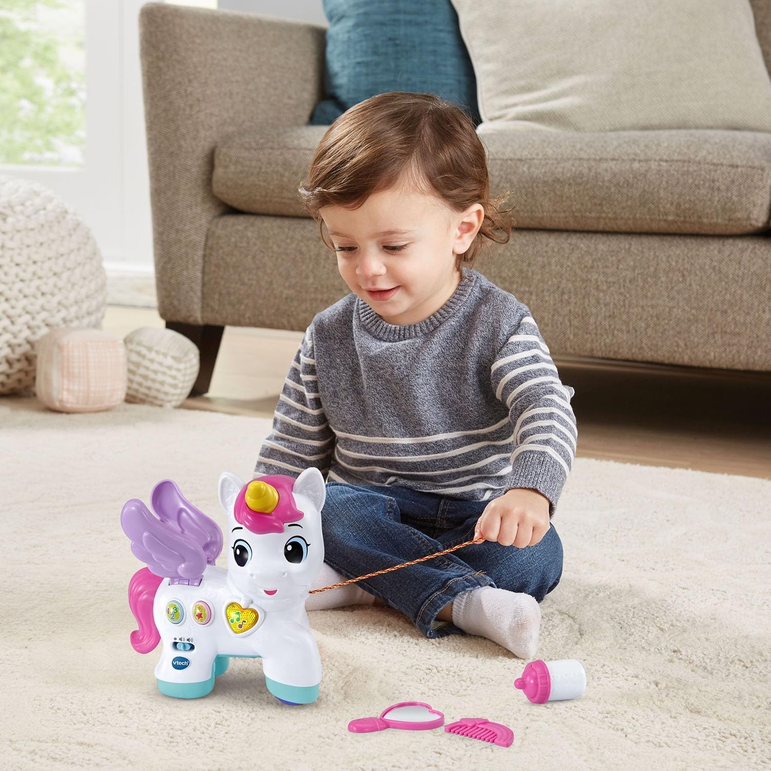 image:imageVTech Care and Go Unicorn Toddler PullAlong Toy
