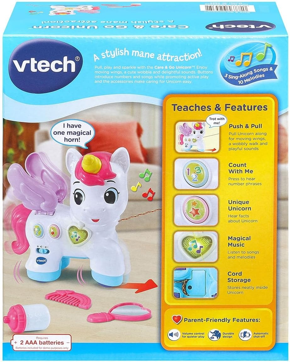 image:imageVTech Care and Go Unicorn Toddler PullAlong Toy