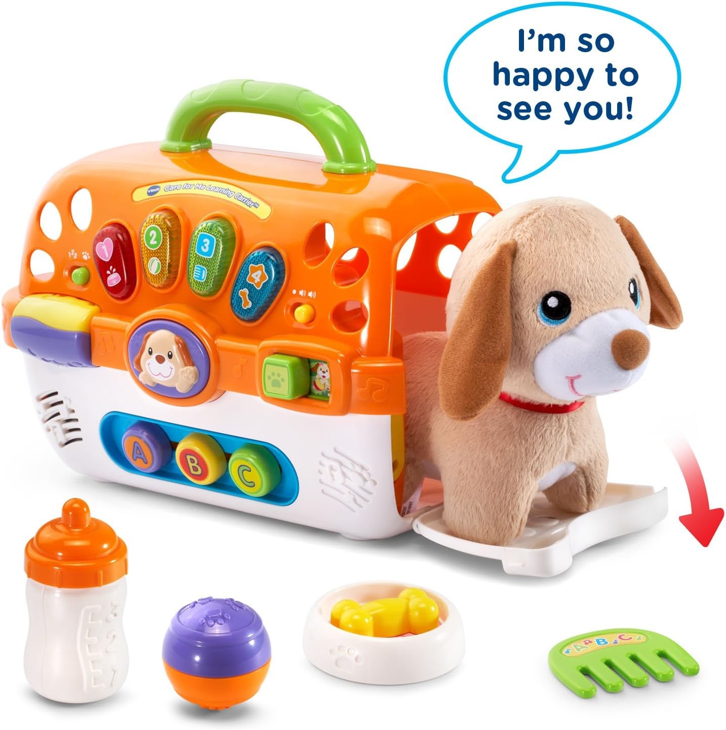 image:imageVTech Care for Me Learning Carrier Toy OrangeOrange