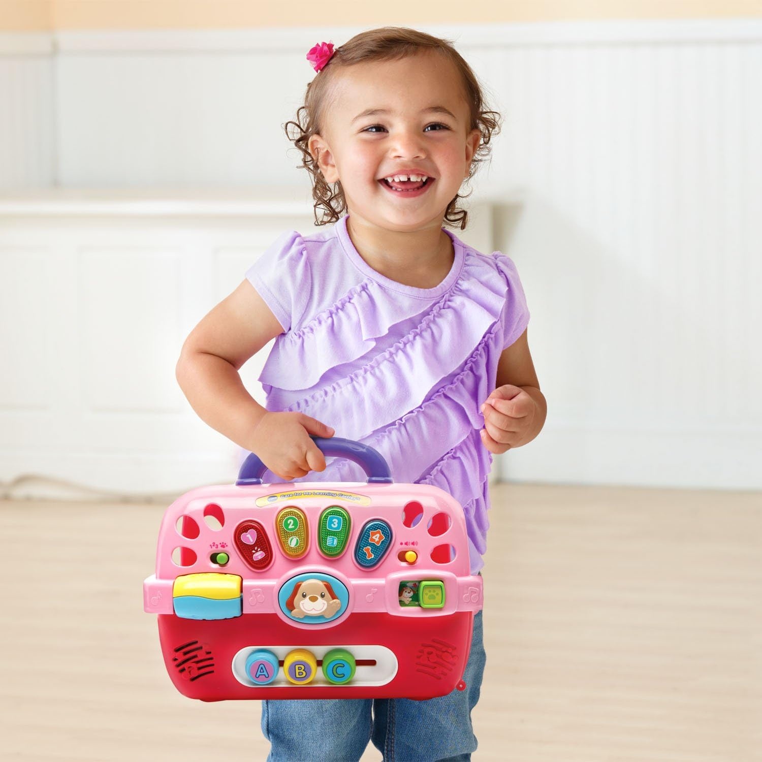image:imageVTech Care for Me Learning Carrier Toy OrangePink