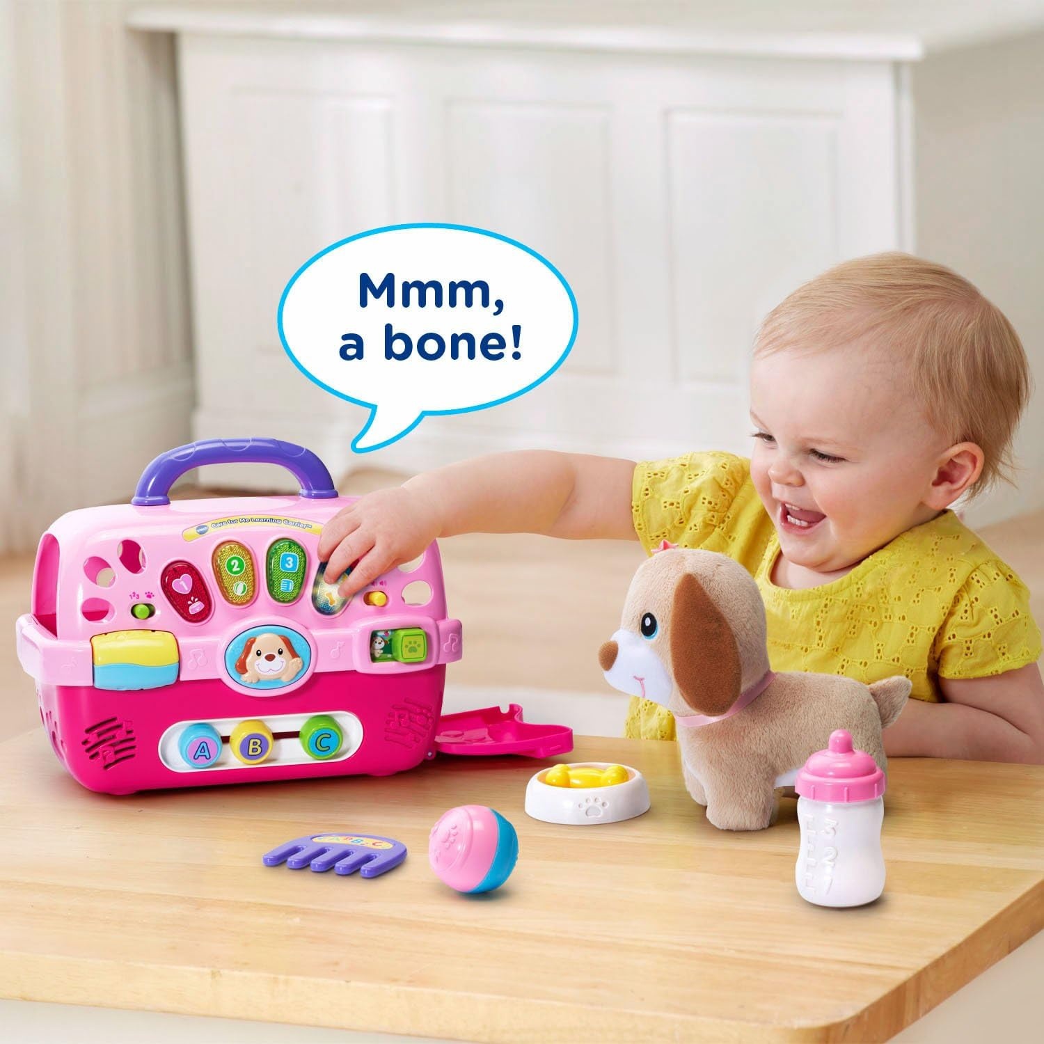 image:imageVTech Care for Me Learning Carrier Toy OrangePink