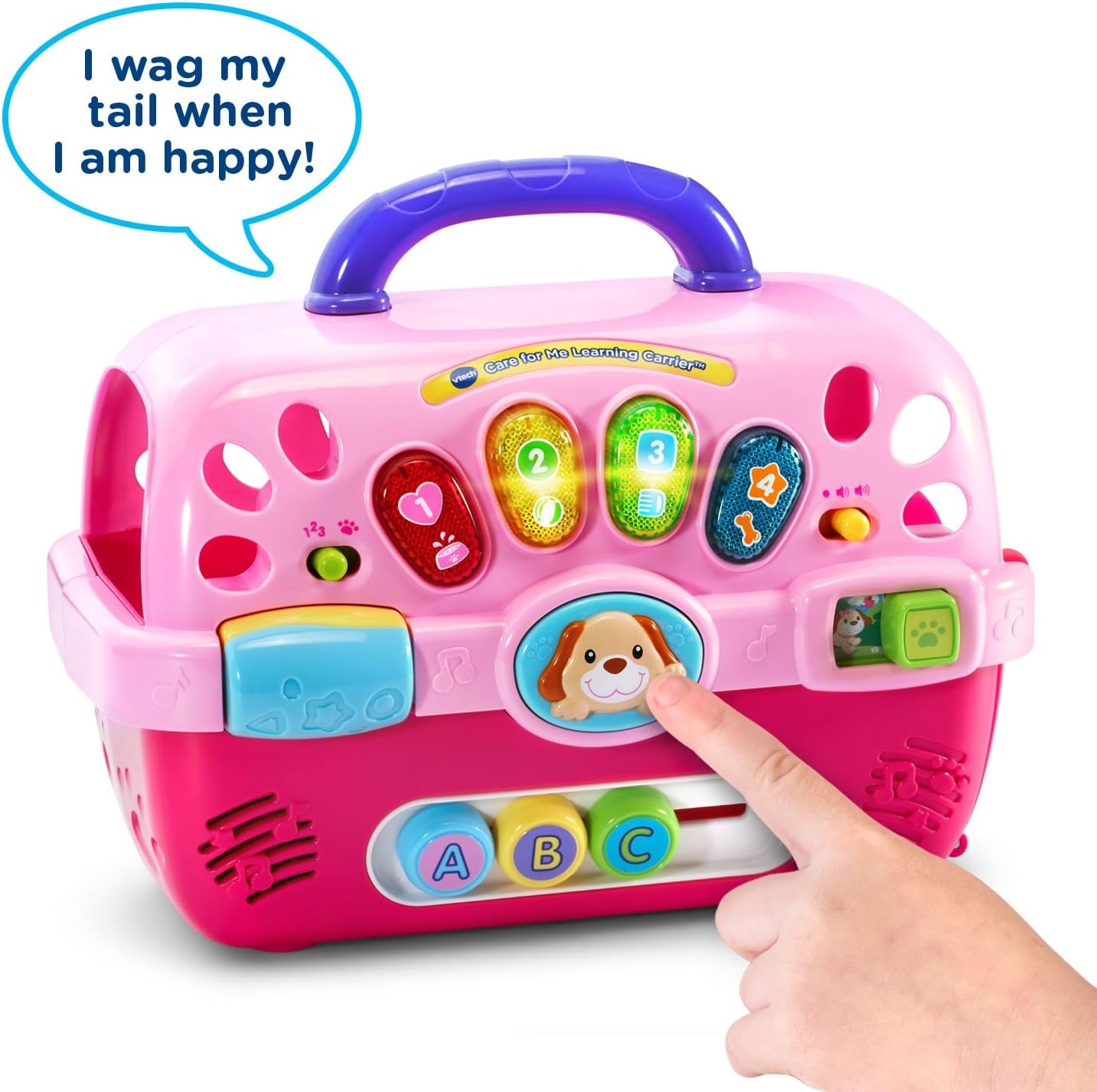 image:imageVTech Care for Me Learning Carrier Toy OrangePink