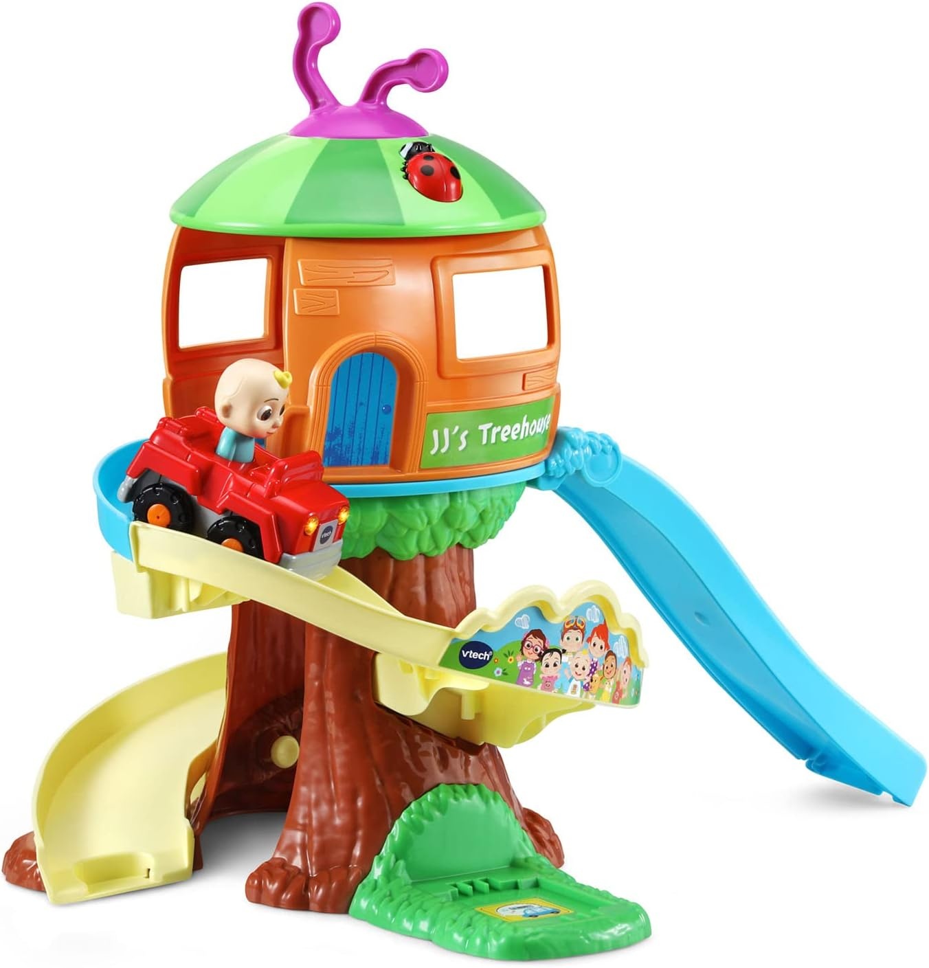 image:imageVTech CoCoMelon Go Go Smart Wheels Treehouse Track Set