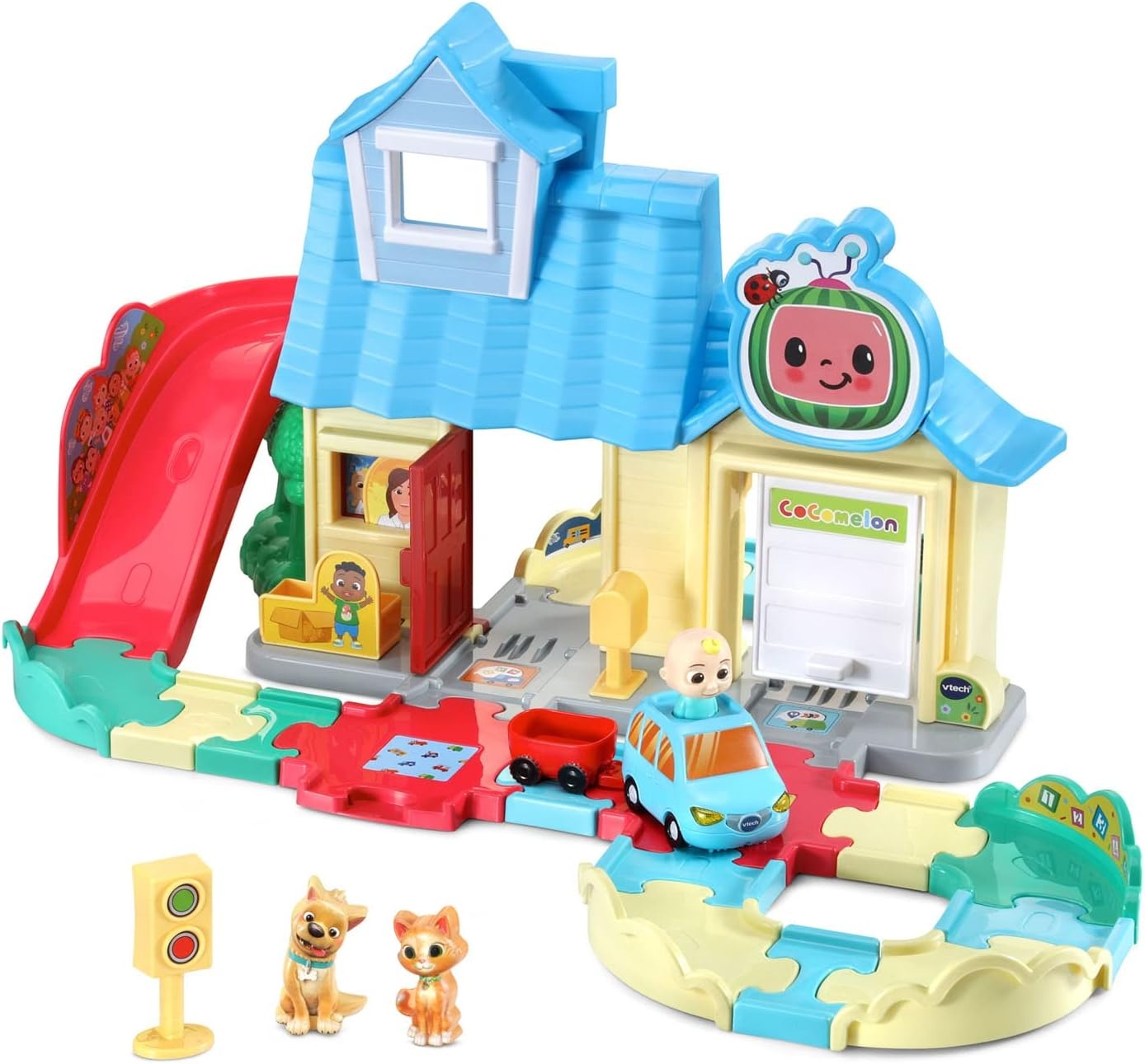image:imageVTech CoComelon Go Go Smart Wheels JJs House Track Set