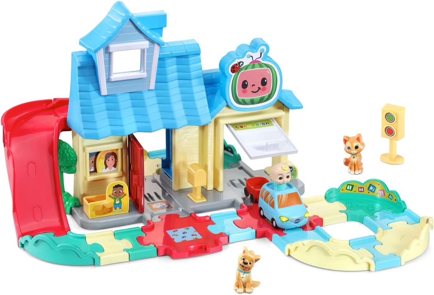 image:imageVTech CoComelon Go Go Smart Wheels JJs House Track Set