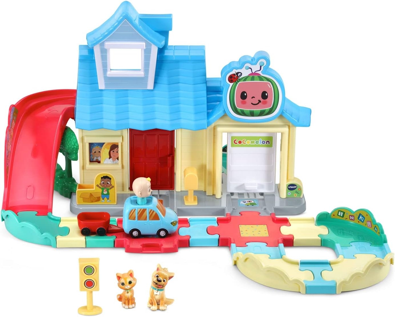 image:imageVTech CoComelon Go Go Smart Wheels JJs House Track Set