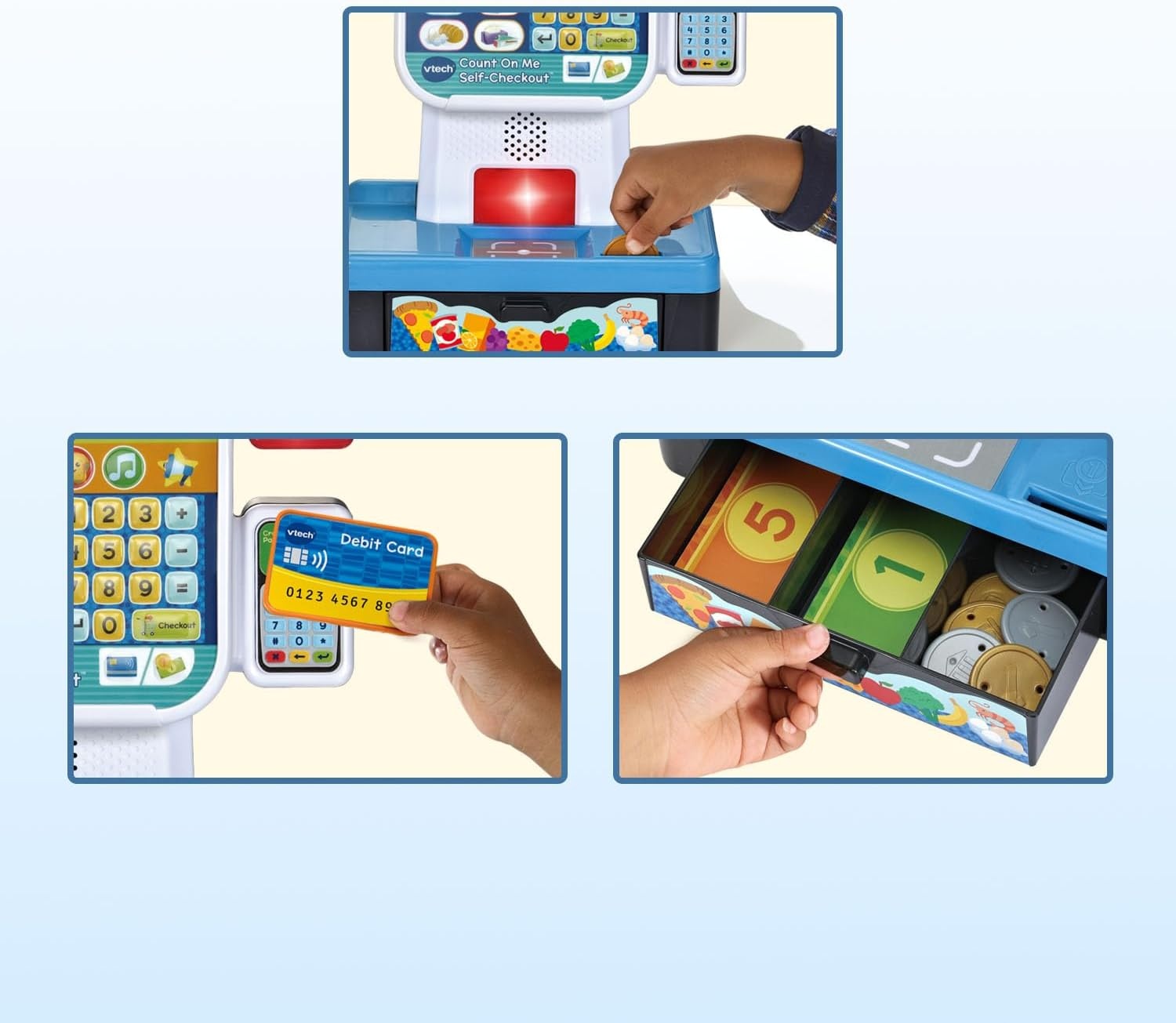 image:imageVTech Count On Me SelfCheckout Cash Register Toy