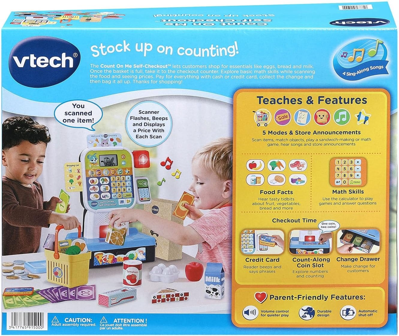 image:imageVTech Count On Me SelfCheckout Cash Register Toy