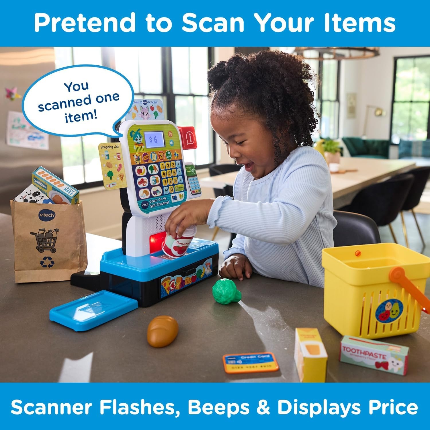 image:imageVTech Count On Me SelfCheckout Cash Register Toy