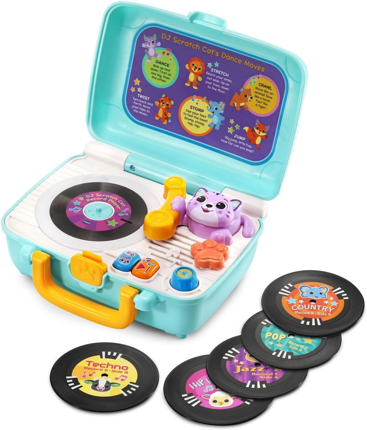 image:imageVTech DJ Scratch Cat Record Player