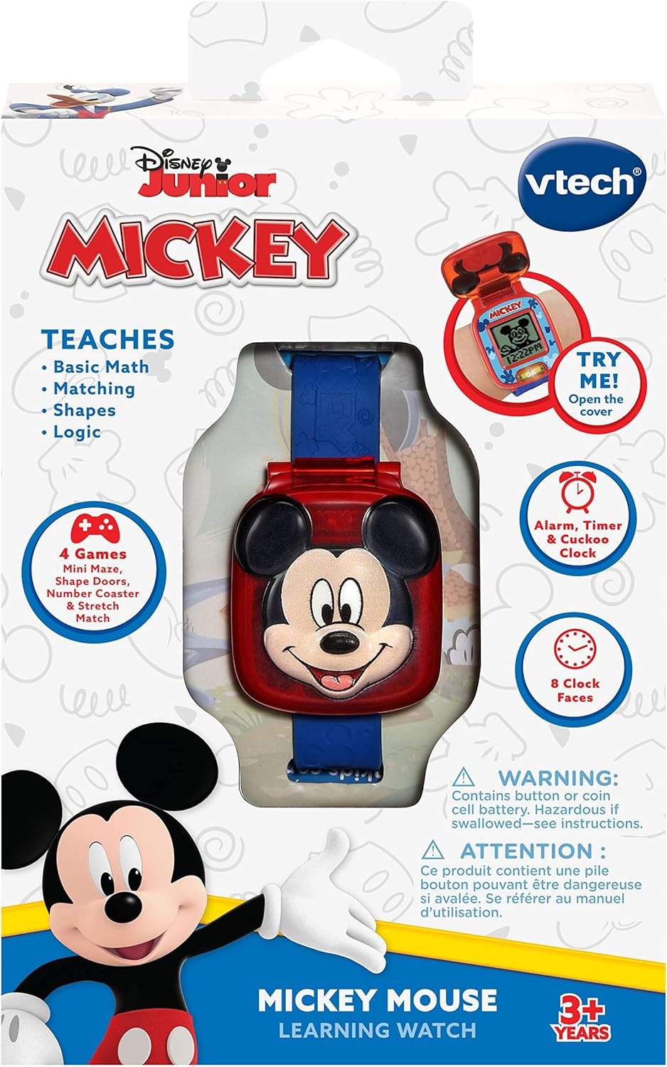 image:imageVTech Disney Junior Mickey Mickey Mouse Learning WatchMickey