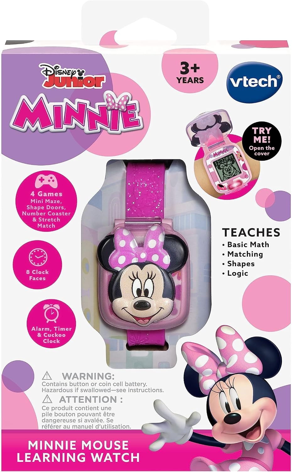 image:imageVTech Disney Junior Mickey Mickey Mouse Learning WatchMinnie