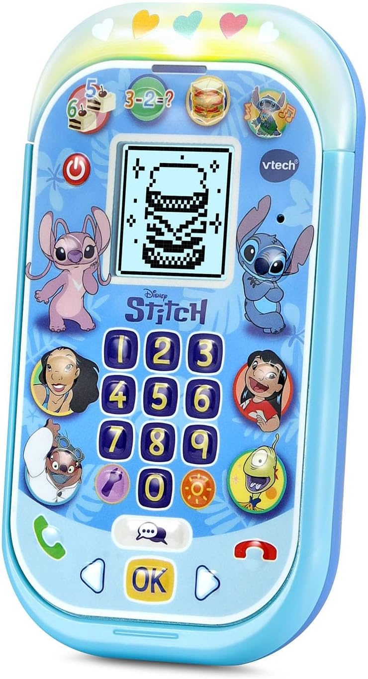 image:imageVTech Disney Stitch Learning Phone with Four Activities