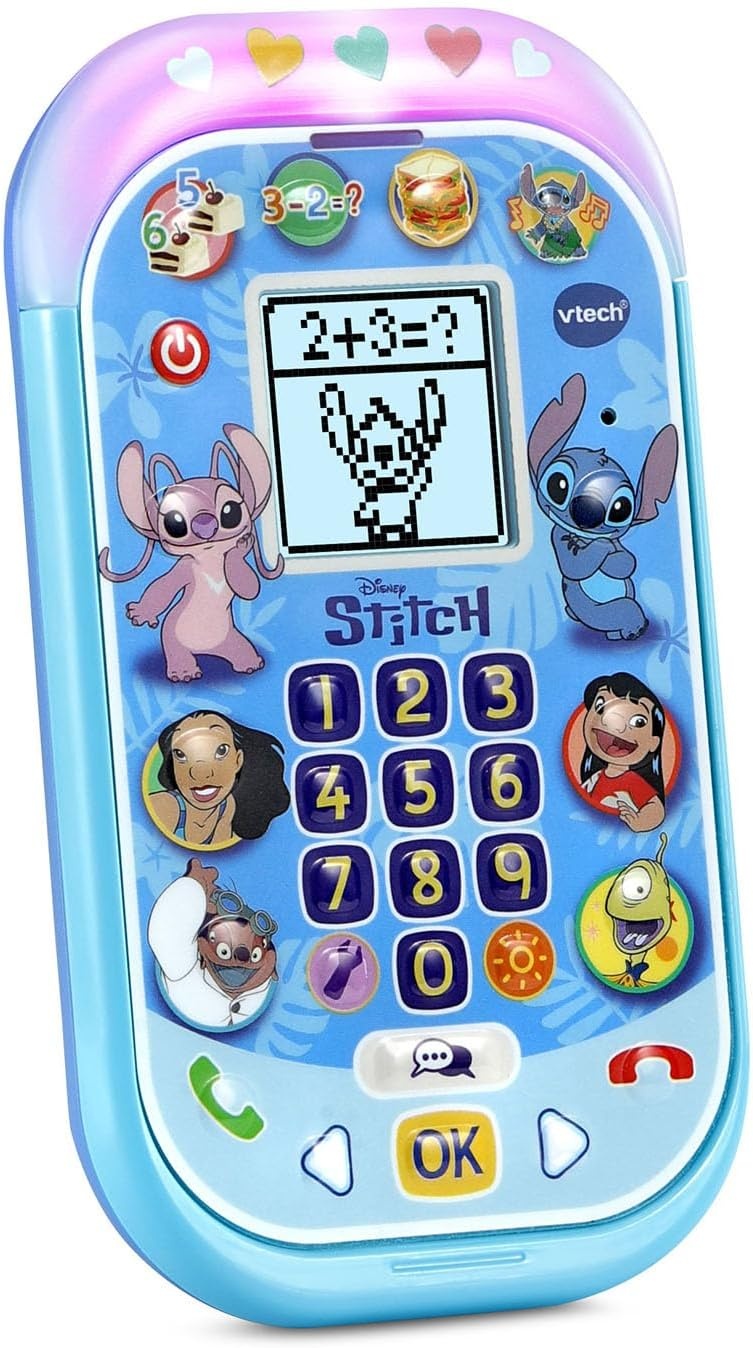 image:imageVTech Disney Stitch Learning Phone with Four Activities