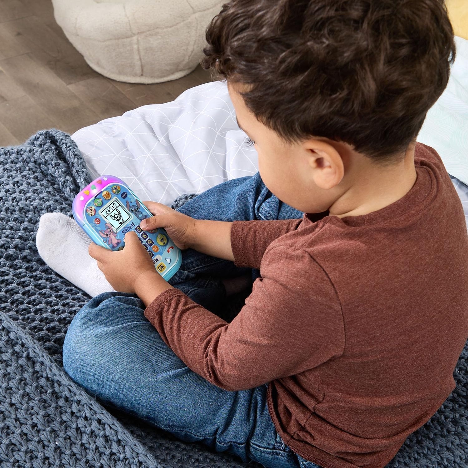 image:imageVTech Disney Stitch Learning Phone with Four Activities