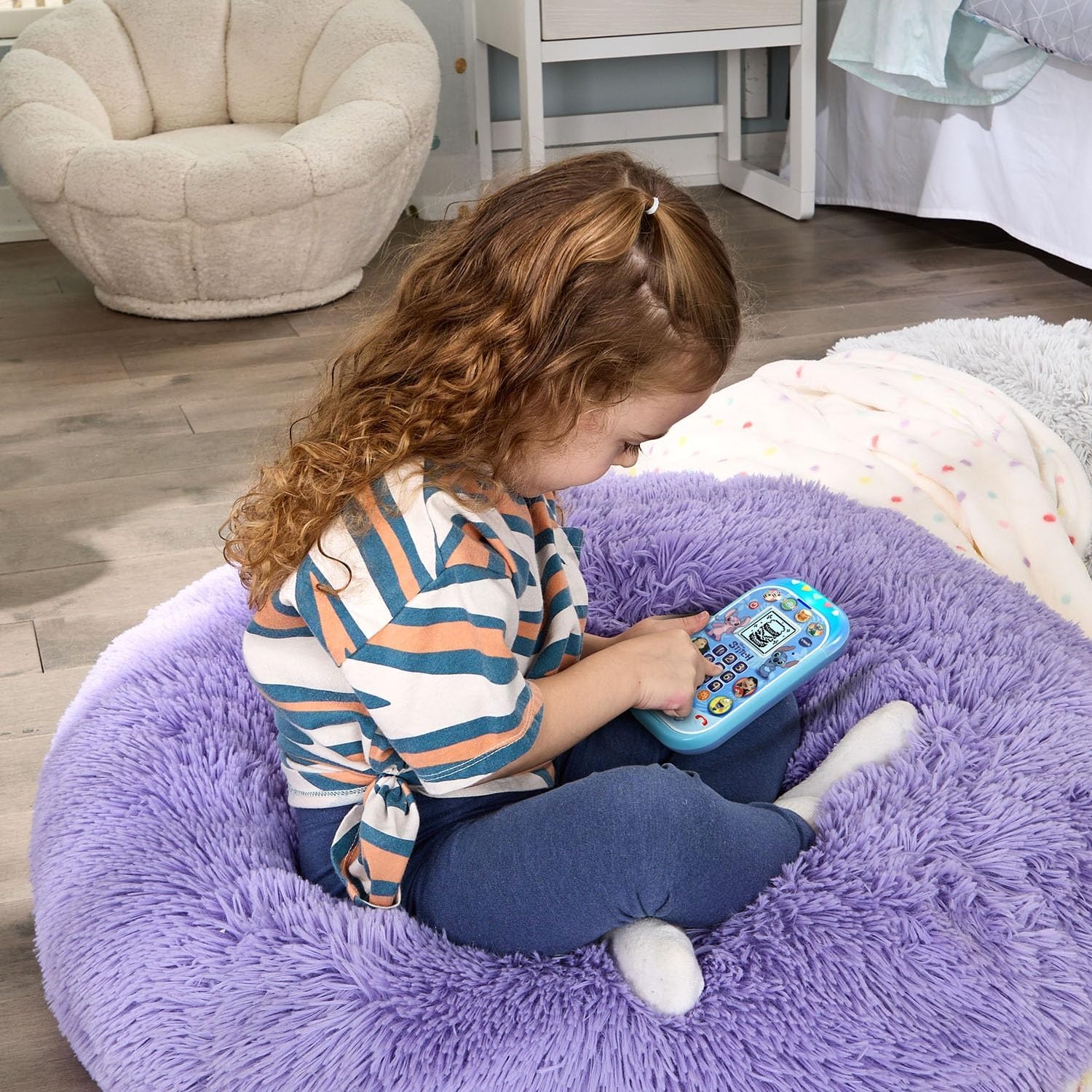image:imageVTech Disney Stitch Learning Phone with Four Activities
