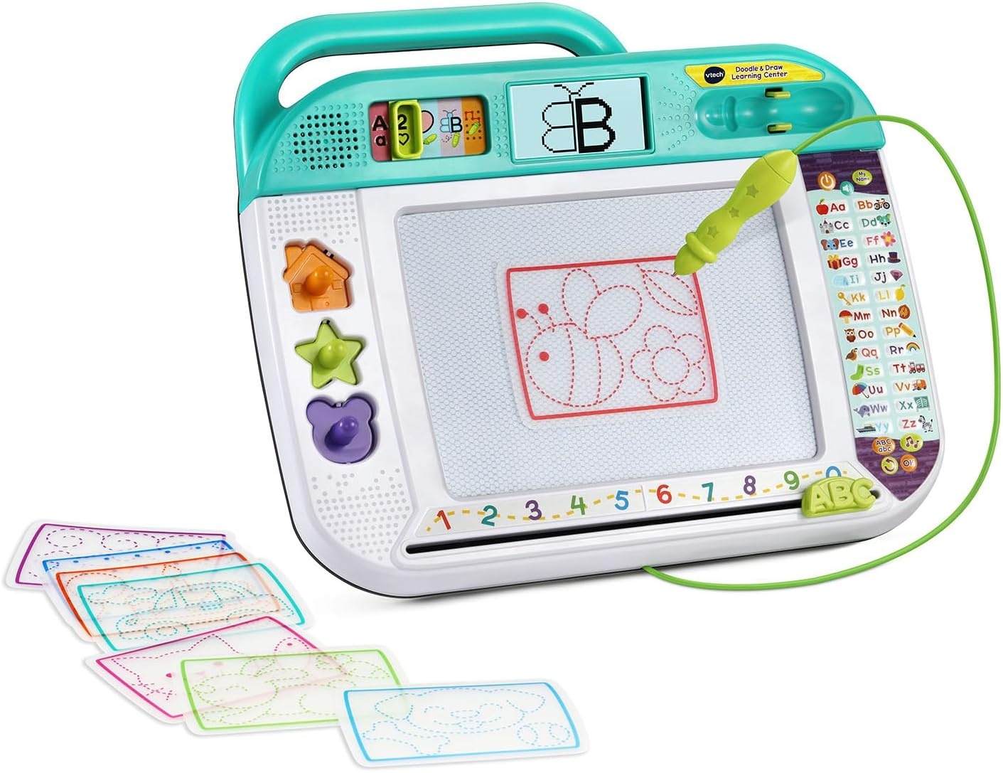 image:imageVTech Doodle and Draw Learning Center with Stencils and Stamps for Kids