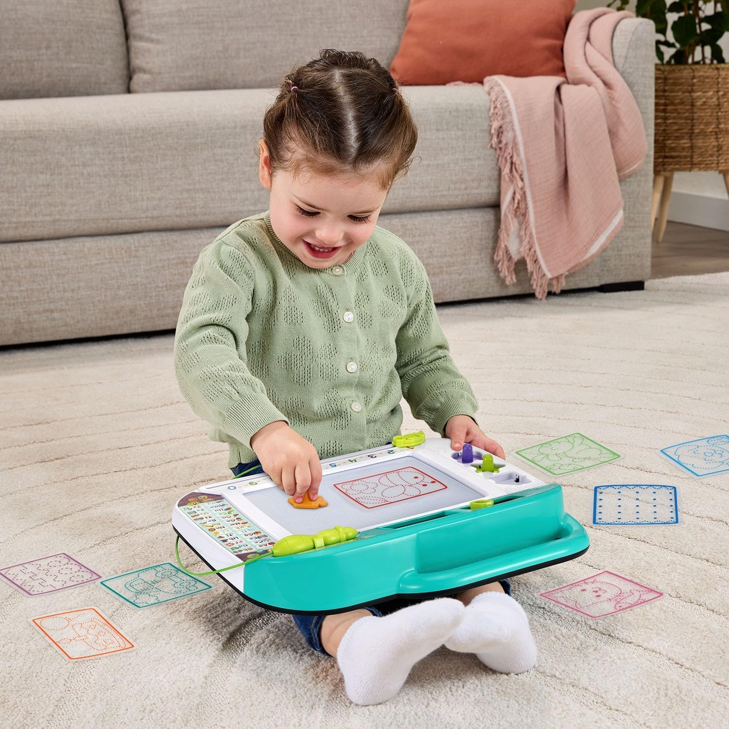 image:imageVTech Doodle and Draw Learning Center with Stencils and Stamps for Kids