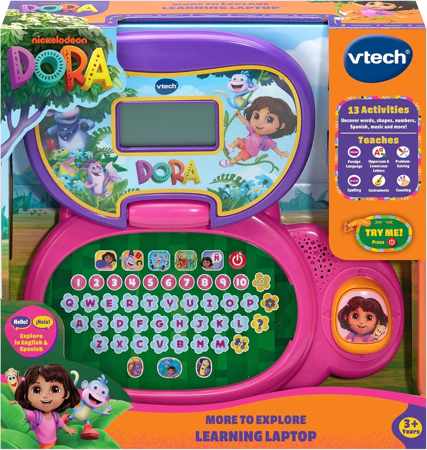 image:imageVTech Dora More to Explore Learning Laptop