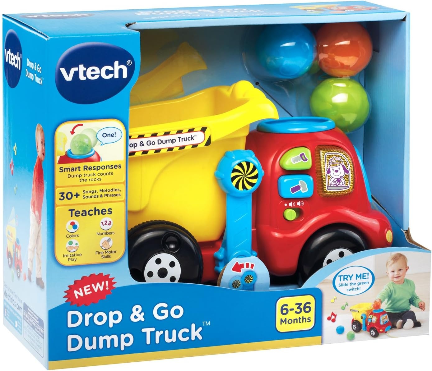 image:imageVTech Drop and Go Dump Truck YellowYellow